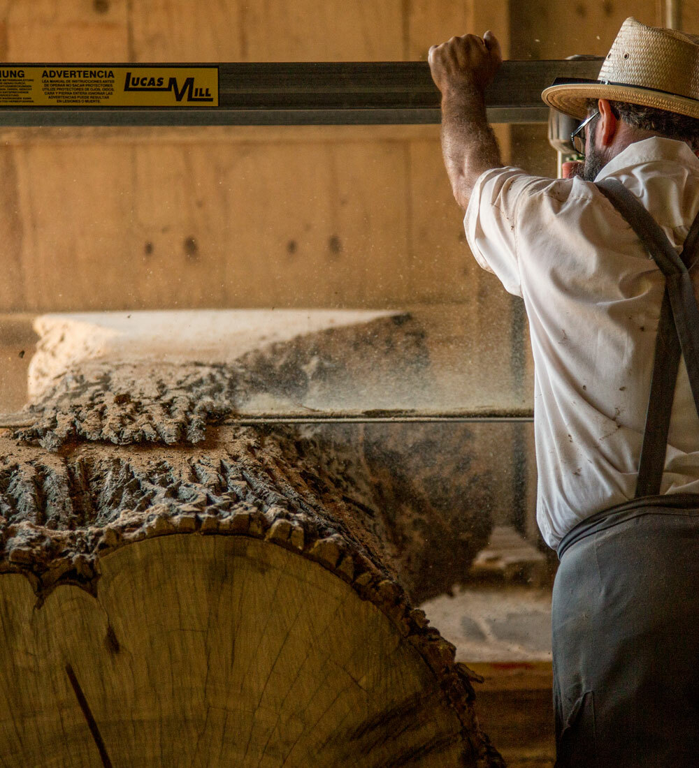 Live edge production